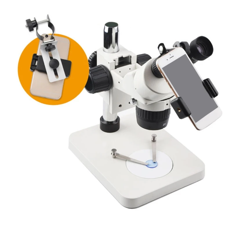 

SIV Black New Universal Mobile Phone Adapter Clip Bracket Holder Mount Microscope Telescope 2018 High Quality Accessories