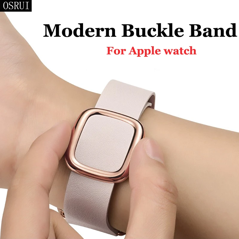 Ремешок для часов Apple Watch 42 мм 38 44 40 ремешок correa iwatch 5 4 3 современный кожаный браслет