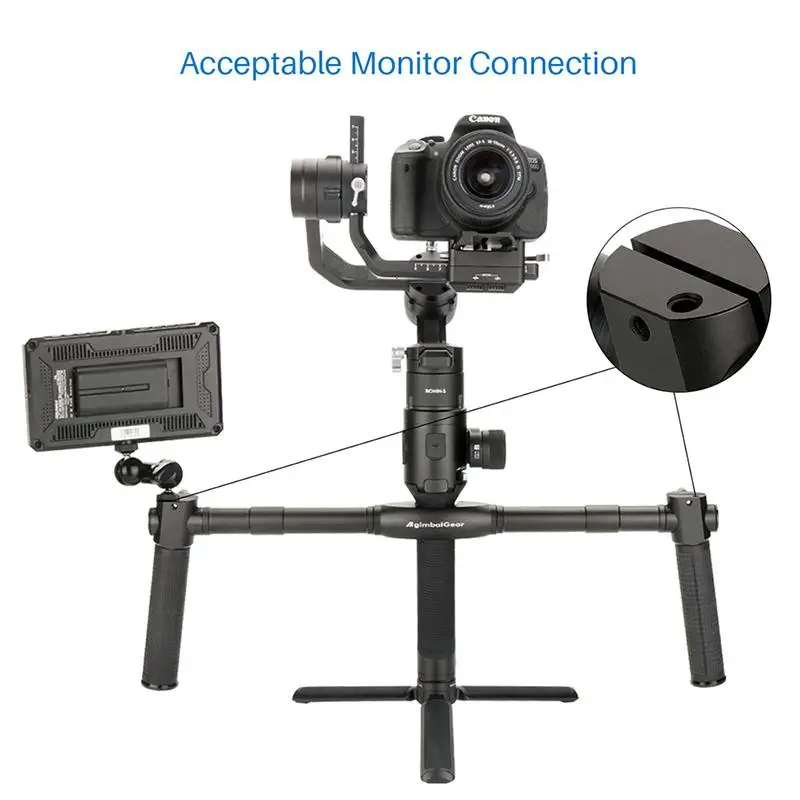 AgimbalGear двойной Ручной Стабилизатор для камеры Dji Ronin S SC расширенная ручка ручки