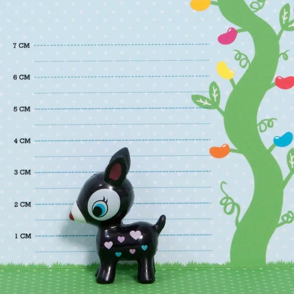4 шт./лот новинка мини Puchi Babie Deer мультяшные фигурные украшения сделай сам радужная