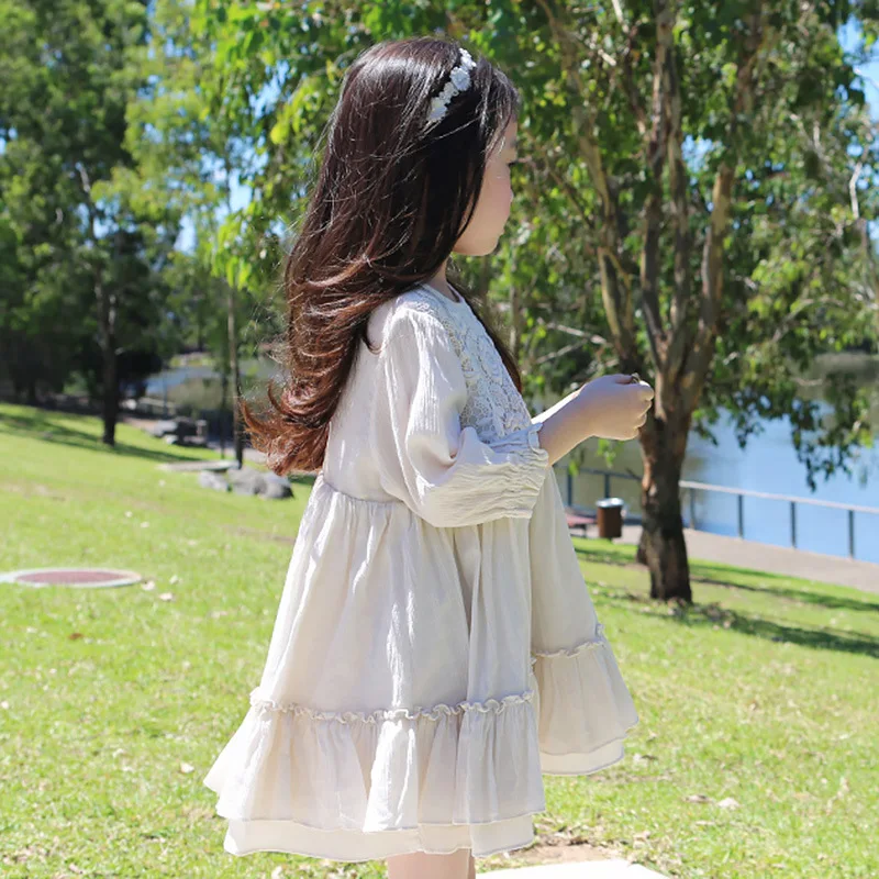 Новинка 2020 летняя и весенняя детская одежда в Корейском стиле детское платье с