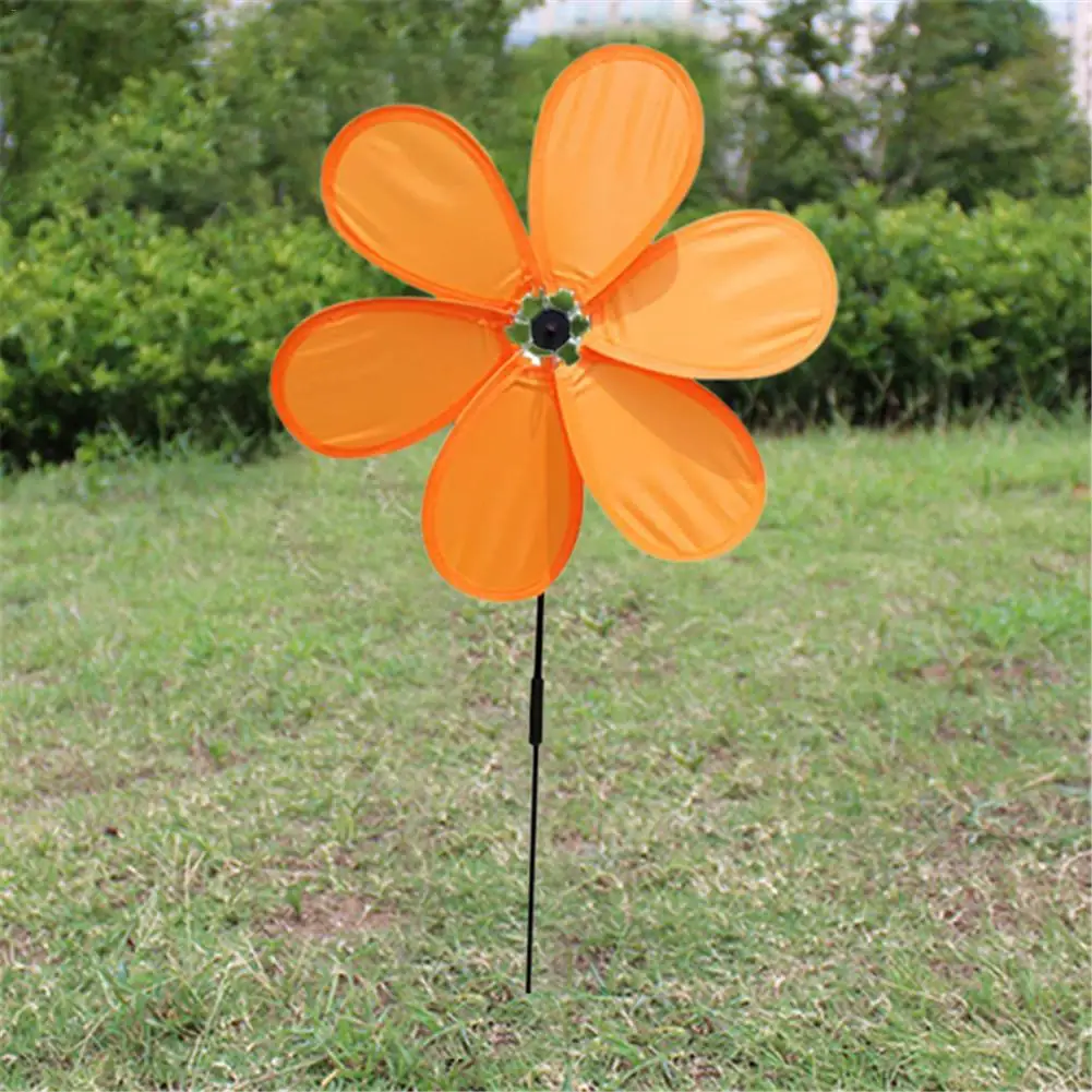 Флюгер Подсолнух лужайка Pinwheels ветряная мельница вечерние Pinwheel Wind Spinner для украшения сада безопасно использовать