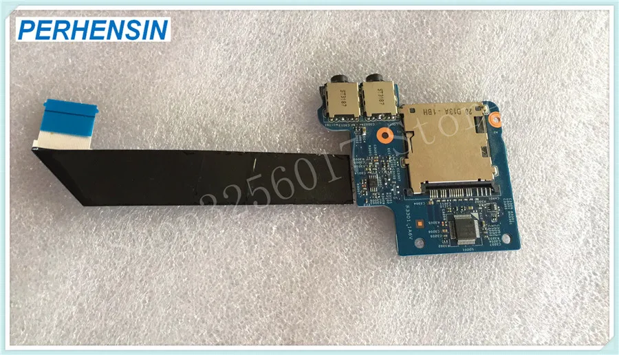 

GENUINE FOR HP FOR ProBook 4440S 4540S Audio SD Card Reader Port Board 48.4SI02.011