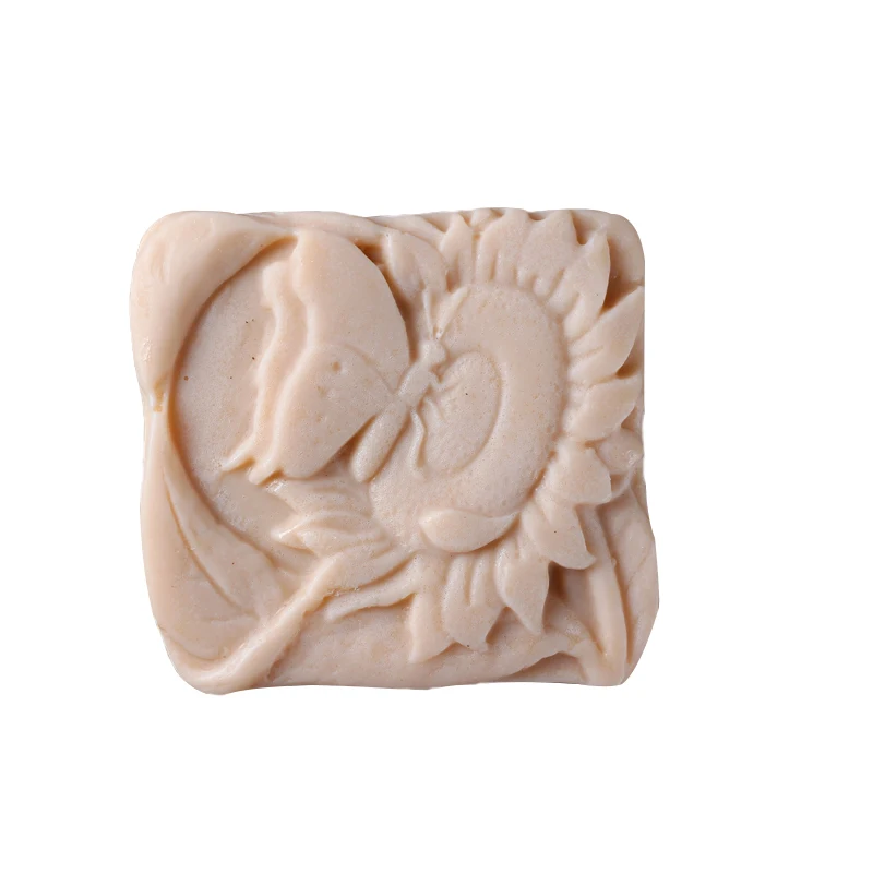 Силиконовая форма для мыла с подсолнухами натуральная ручная работа шоколадная