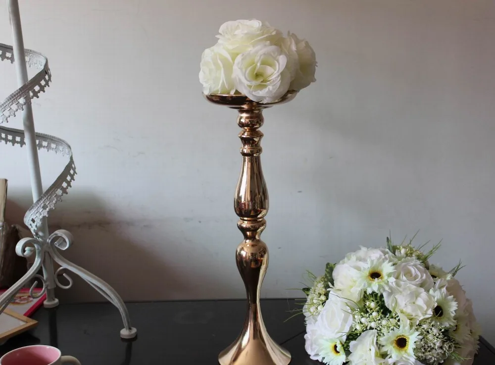

SPR 24cm*15 pcs Rose kissing ball artificial silk flower wedding decoration ivory color-2015 Newly design