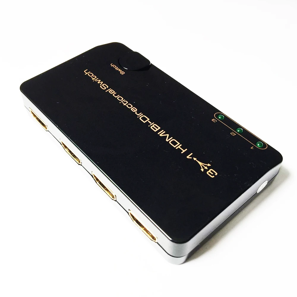 Hdmateries 3-портовый 4K HDMI двухнаправленный коммутатор сплиттер 3X1 или 1X3 селектор
