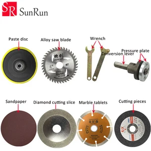 Электрическая дрель, набор для полировки, режущий инструмент, электрическая дрель, конверсионная угловая шлифовальная машина, пила, шлифовальный инструмент