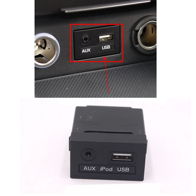 Разъем подключения к USB для Hyundai 2011 2012 2013 Elantra lector Пуэрто iPod AUX адаптер ASSY 96120