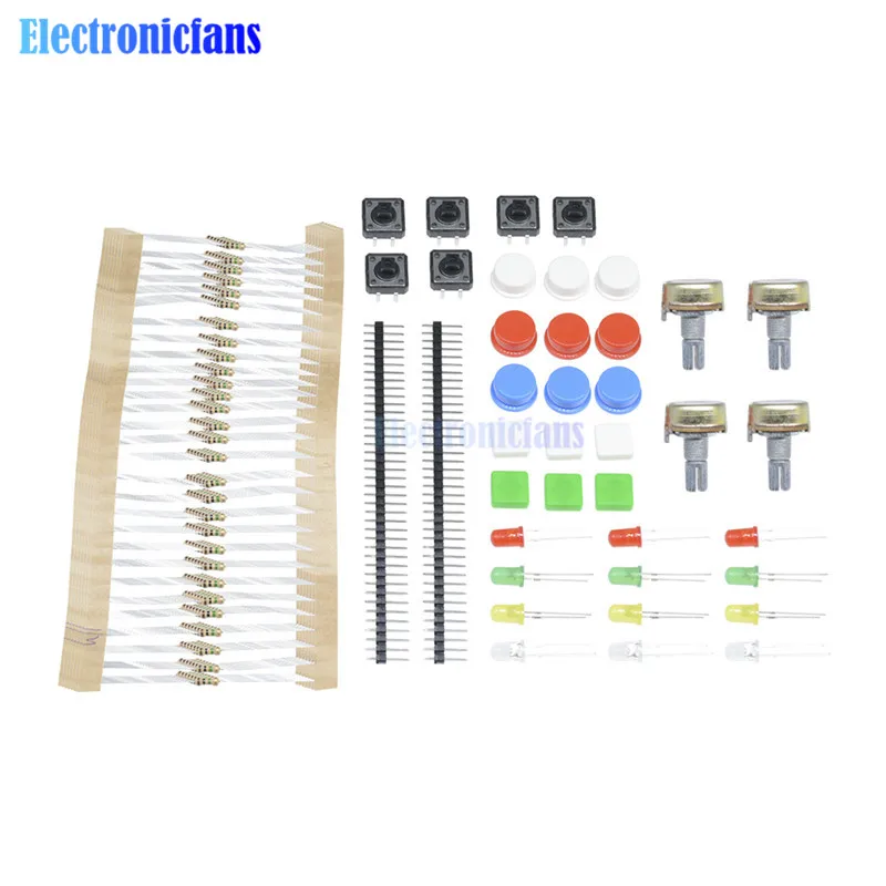 Аксессуары для ARDUINO компонентные резисторы кнопка переключения|kit for arduino|electronic