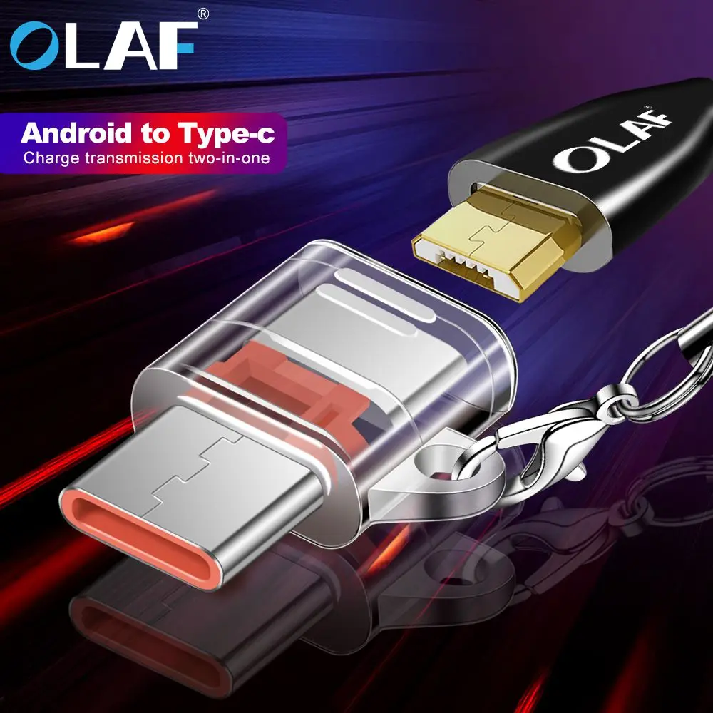 OTG Micro USB адаптер type C зарядный преобразователь данных для Samsung Galaxy S8 S9 redmi note 7 One Plus 6t