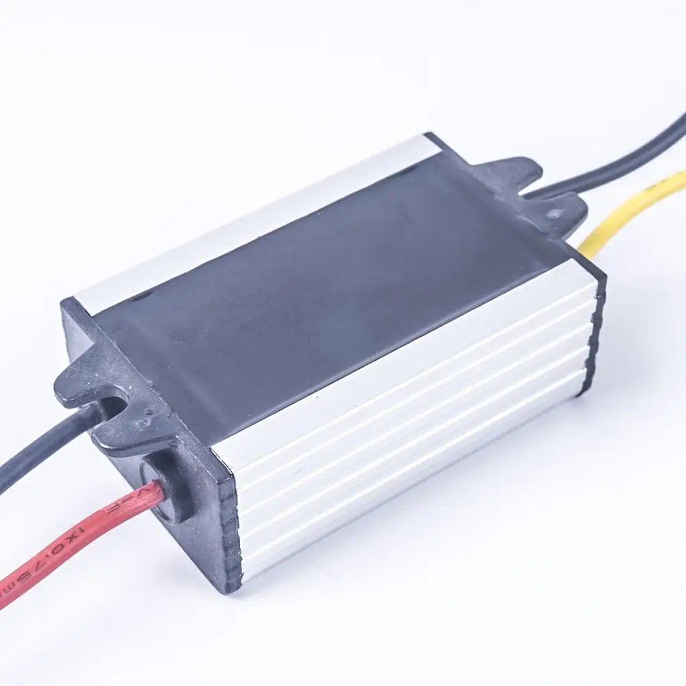 DC 15 52V TO 12V 1A 2A 3A длинный алюминиевый корпус источник питания для автомобильного