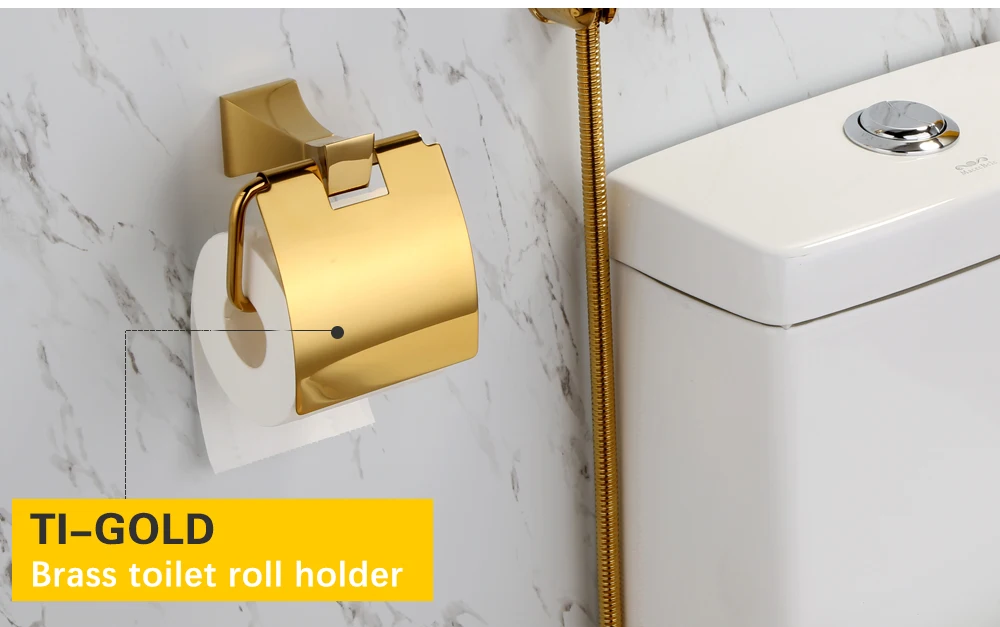 Hand Held Bidet Sprayer Gold Brass Douche Toilet Kit Hand Held Toilet Shattaf Shower Head Copper Valve Set Faucet AP2107