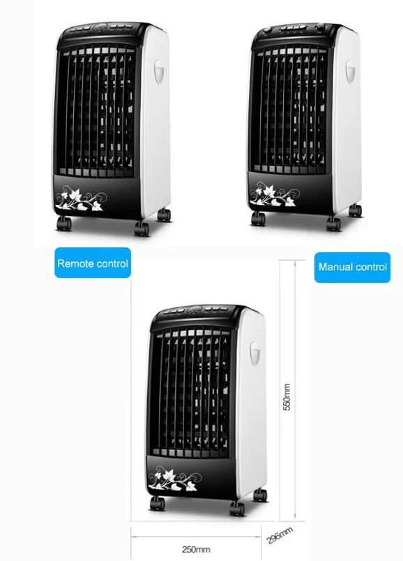 Кондиционер 220V 65W 5L 50HZ Кондиционер вентилятор высокой плотности Мощный ветер Защита окружающей среды синхронизации портативный