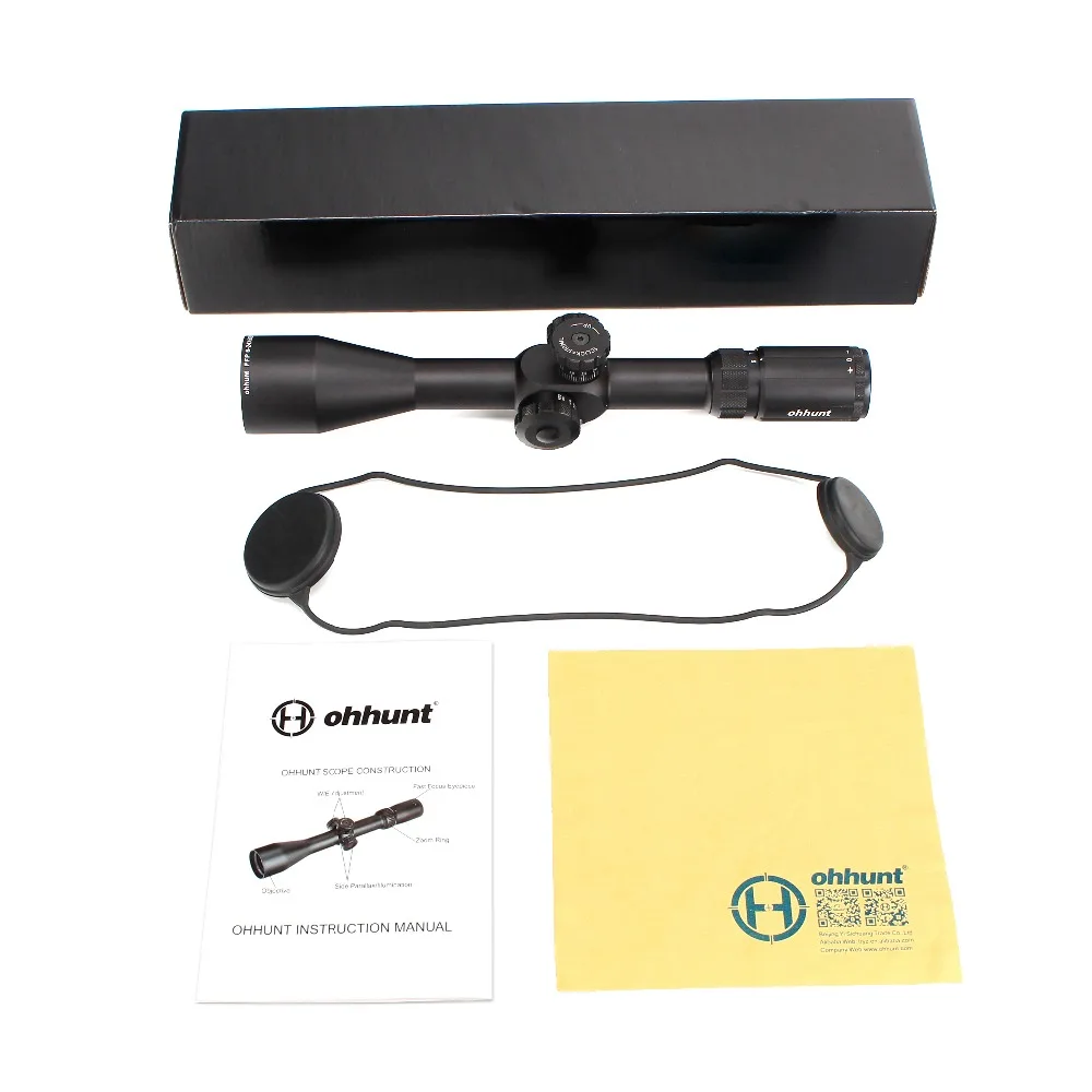 Охота ohhunt FFP 6 24X50 SF первый фокальный самолет область боковой Параллакс Стекло