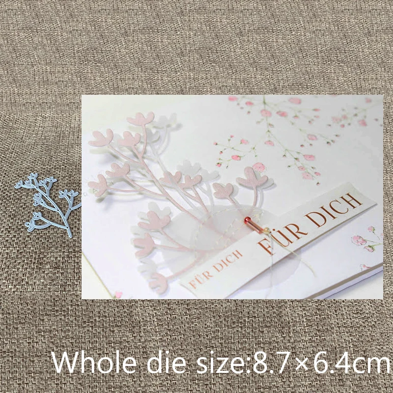 

Новый дизайн, ремесло, металлическая высечка, высечка, цветок, ветка, украшение, скрапбукинг, альбом, бумага, карточки, ремесло, тиснение, выс...