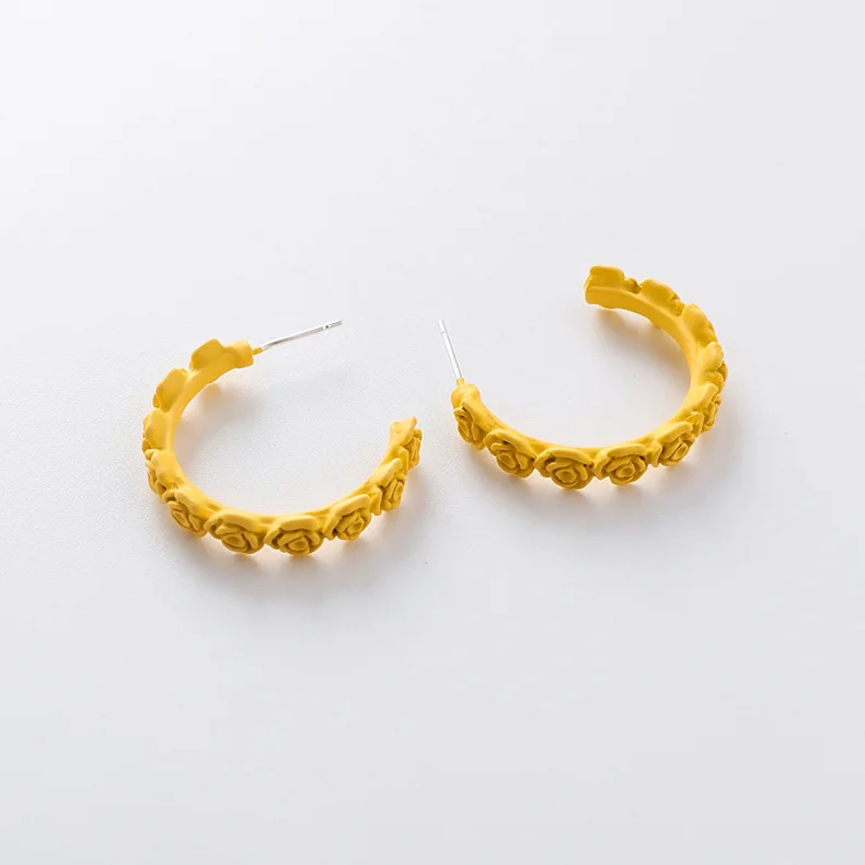 2019 Новый спрей краска резной цветок розы желтый зеленый фиолетовый Whie C