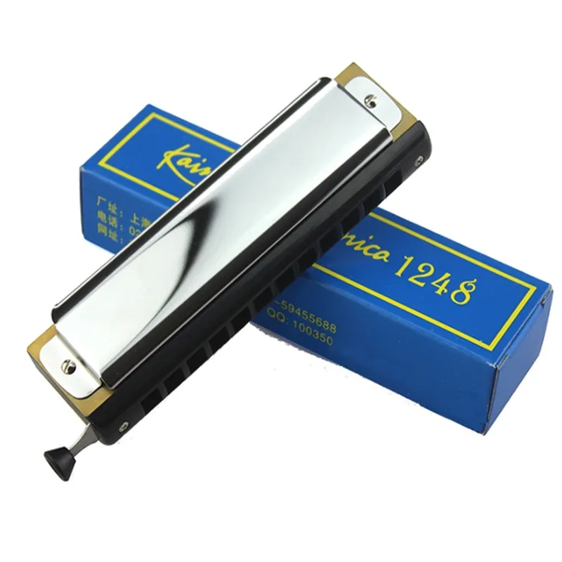 Новинка 12 отверстий 48 тонов Хроматическая Гармоника C-Key для начинающих