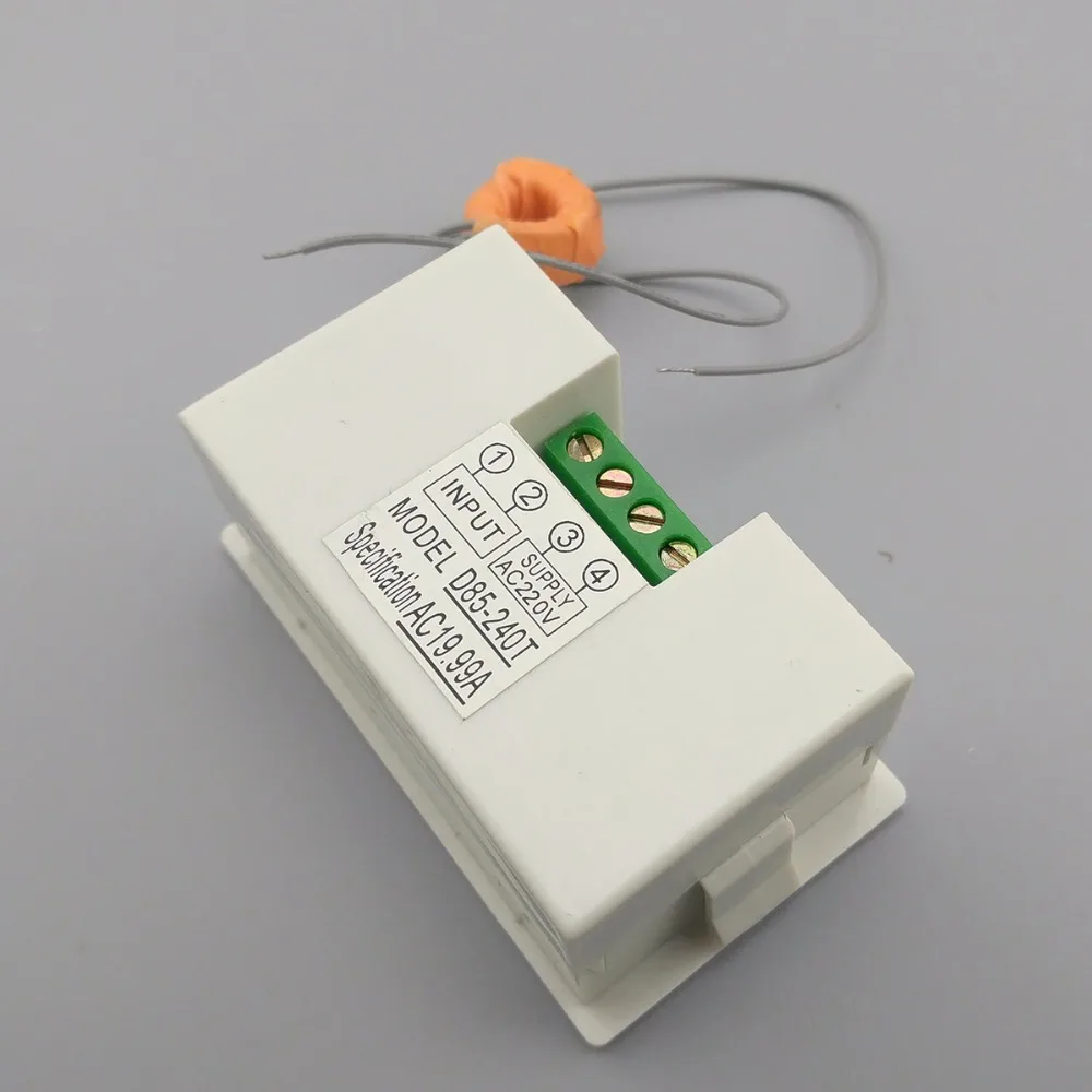 Амперметр с ЖК-дисплеем белый и черный амперметр диапазоном 0-19 99 А Синяя