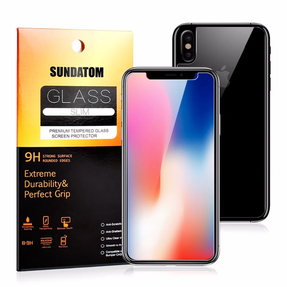 Защитная пленка для экрана iPhone X закаленное стекло защиты от взрыва|screen protector|glass