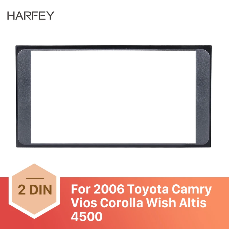Harfey 2 Din Автомобильный Радио фасции рамка панель установка комплект для Toyota Camry Vios