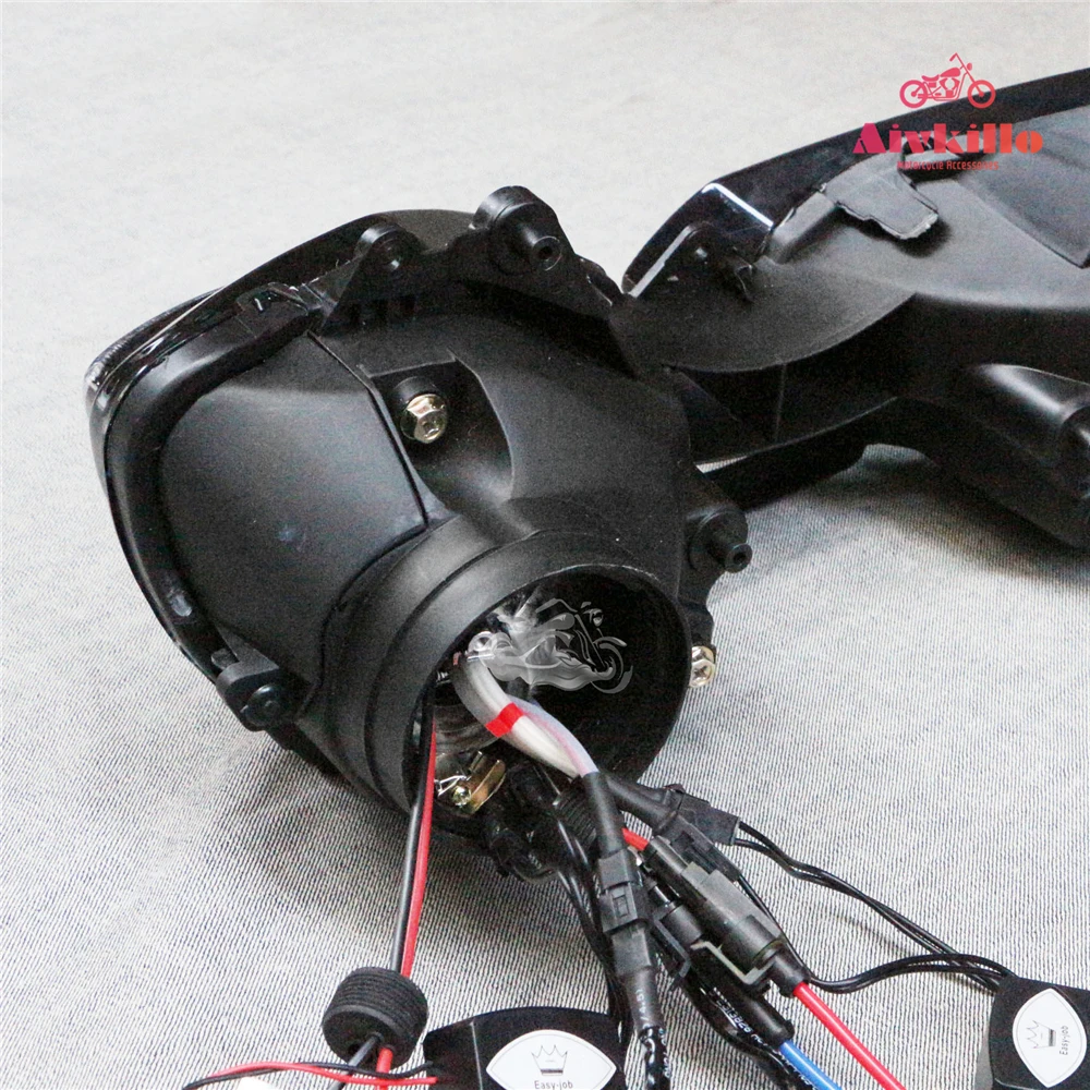 Ксеноновая фара в сборе для мотоцикла Yamaha YZF R6 2003 2004 2005 Angel Eye 55 Вт|assembly|motorcycle yamahayamah