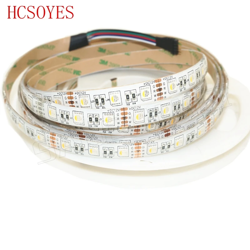 5M DC12V SMD 5050 Светодиодная лента RGBW /RGBWW 60 Светодиодный s/m 4 цвета в 1 светодиодный чип