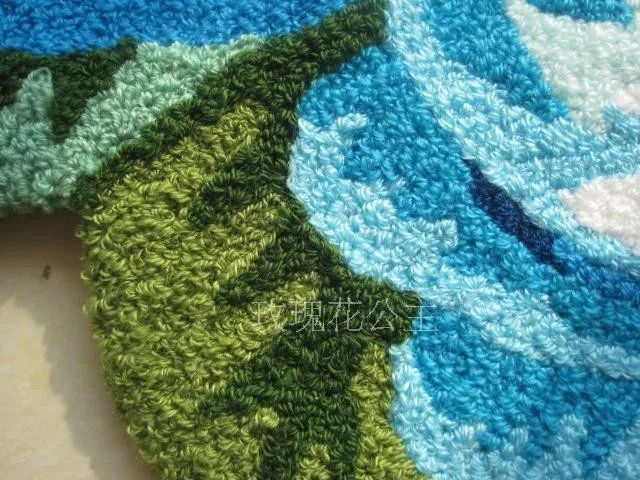 Бесплатная доставка ручная работа 4 розы художественный коврик для