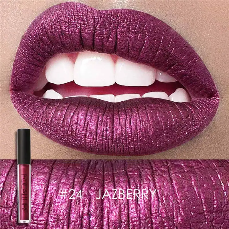 24 Focallure Matte жидкая губная помада водостойкая увлажняющая гладкая губная помада стойкий тинт для губ Косметика для макияжа губ - Цвет: 24