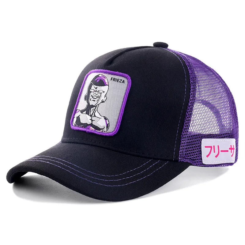 FRIEZA Новинка, летняя сетчатая Кепка, аниме, мультяшная бейсболка с вышитым рисунком животных TAZ, бейсбольная кепка для женщин и мужчин, шляпа водителя грузовика - Цвет: FRIEZA