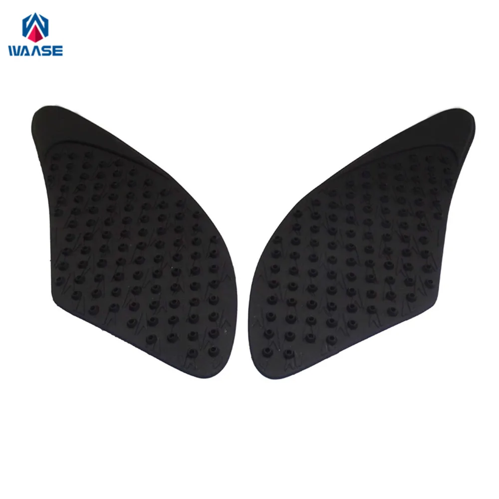 

waase Motorcycle Tank Pad Protector Sticker Decal Gas Knee Grip Tank Traction Pad Side For Kawasaki ZX-6R ZX6R 2007 2008