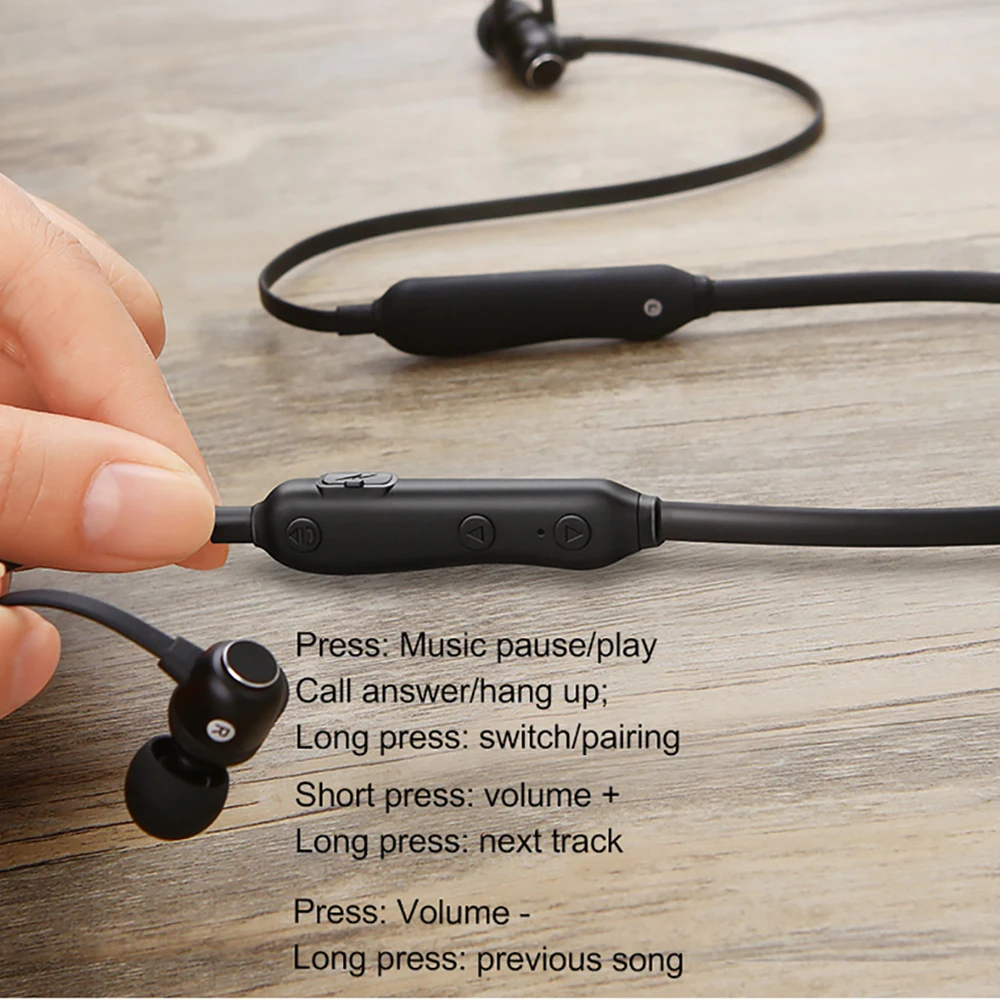 NFUNGYK CSR8640 Bluetooth спортивные наушники гарнитуры IPX5 Беспроводные с микрофоном для