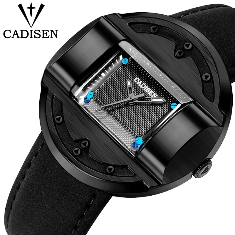 CADISEN мужские часы модные роскошные брендовые креативные спортивные кварцевые