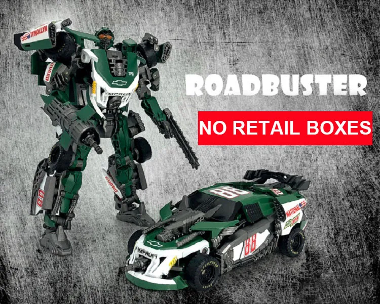 GOD07 NO BOX Трансформация Leadfoot GOD03 GOD-03 Roadbuster GOD07 GOD-07 Topspin GOD10 GOD-10 Wrecker фильм Делюкс фигурка Робот Игрушки - Цвет: GOD07 NO BOX