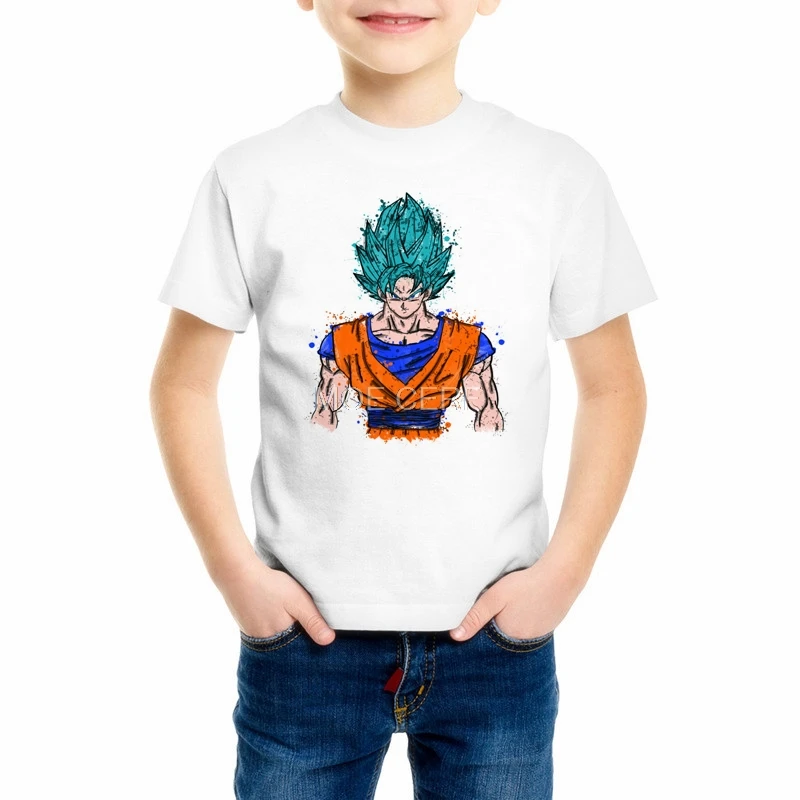 17 Футболки Vegeta аниме Гоку для сына, для мальчиков, девочек, детей, Camiseta Harajuku, футболка с принтом Dragon Ball топы, Z17-6 - Цвет: 17