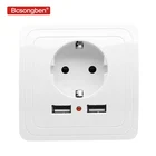 Настенное зарядное устройство Bcsongben с двумя USB-портами, 2400 мА