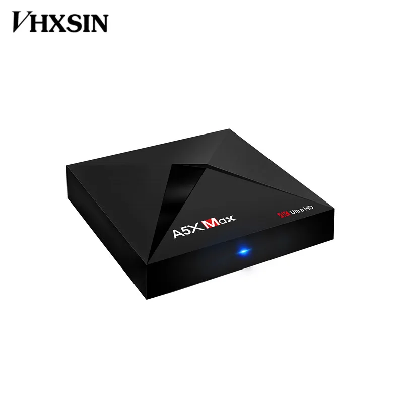 VHXSIN 20 шт./лот A5X Max Smart Android 9 0 TV Box RK3328 4K VP9 H.265 HDR10 USB3.0 4 ГБ 16 32 ГБ|ТВ-приставки и