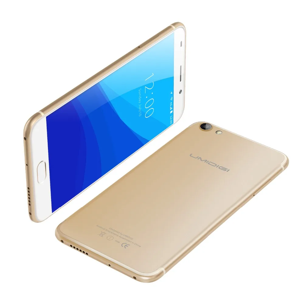 Umidigi G Android 7.0 5.0 &quotмобильный телефон MTK6737 4 г LTE Google Play черный золото Dual SIM карты