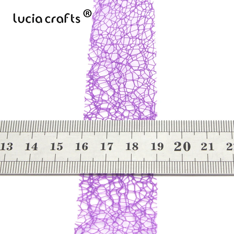 Lucia crafts 9 ярдов/рулон 30 мм пластиковые ленты в клетку кружева для домашнего декора стен вечерние упаковочные материалы DIY аксессуары Q0802