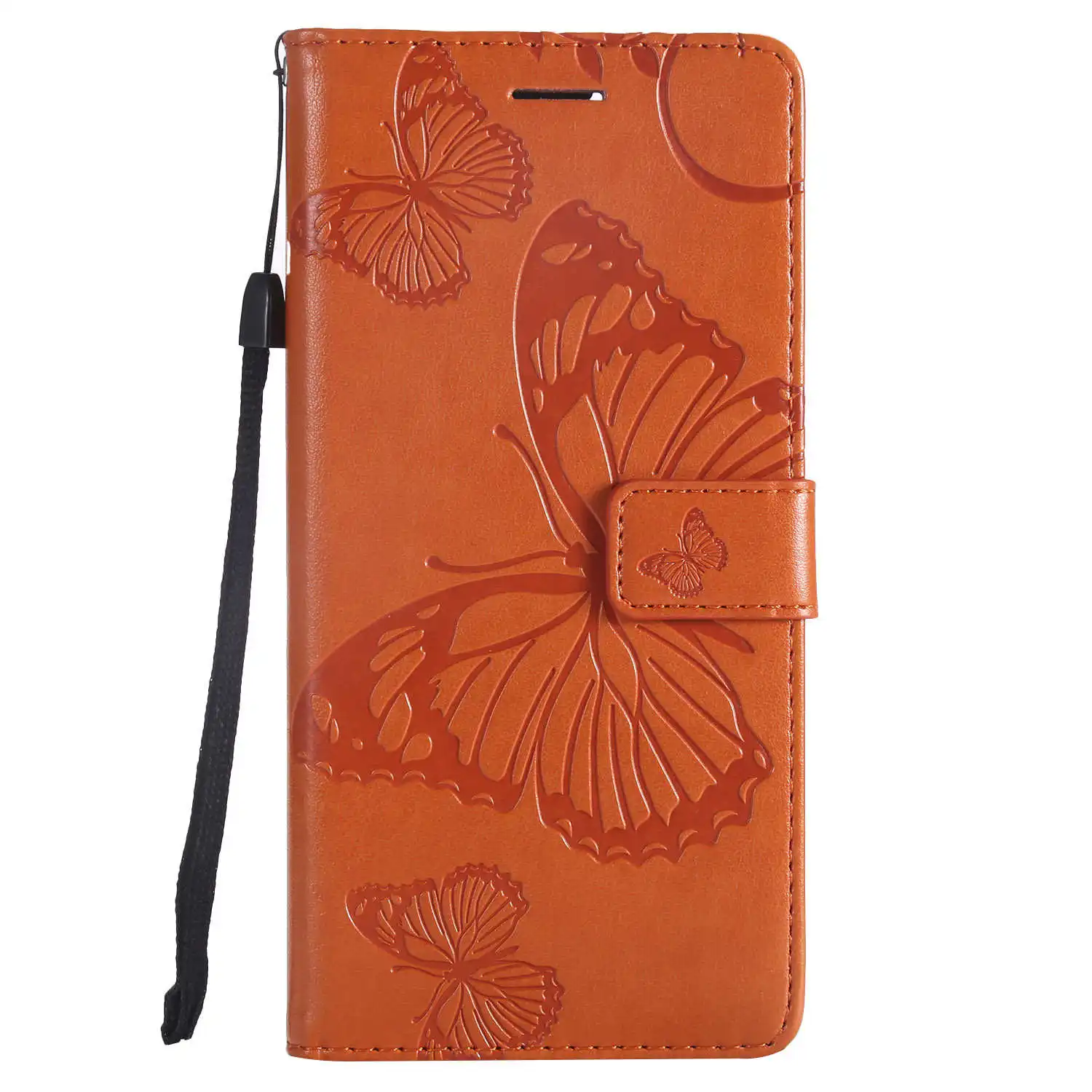 Orange Из искусственной кожи чехол-бумажник флип-чехол для huawei Коврики 10 20 30 X Lite Y9 Y6 Y7 Y5 pro prime Y6 II крышка - Цвет: Orange