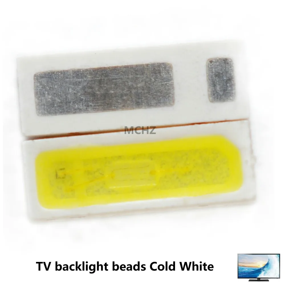 250 шт. 4014 Замена 4020 SMD светодиодные бусины холодный белый 0 5 Вт 3 в ма для ТВ/ЖК