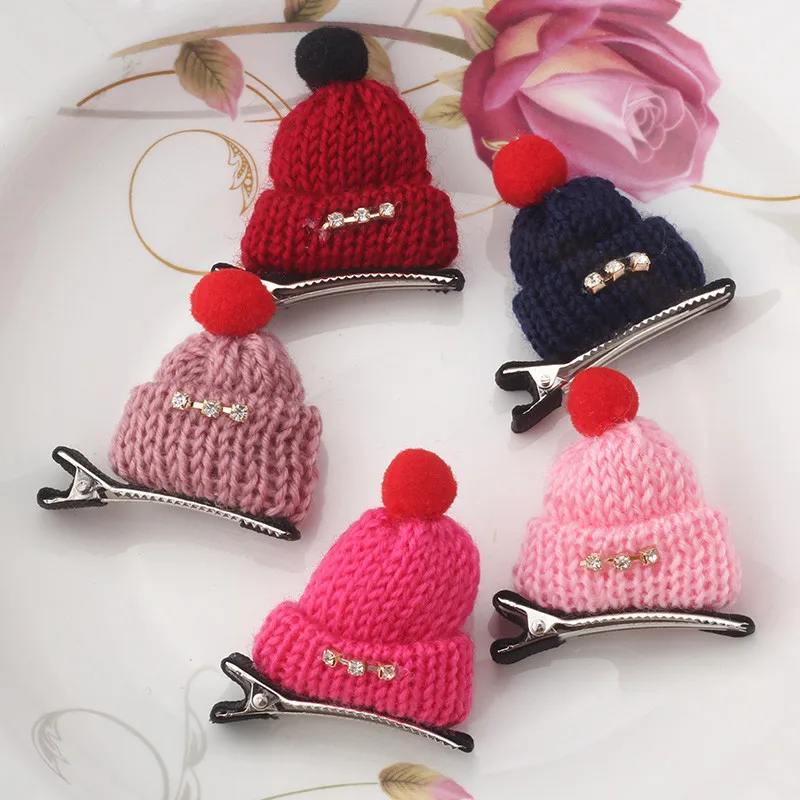 Новинка модный детский подарок милый головной убор Корейская шерстяная шапка