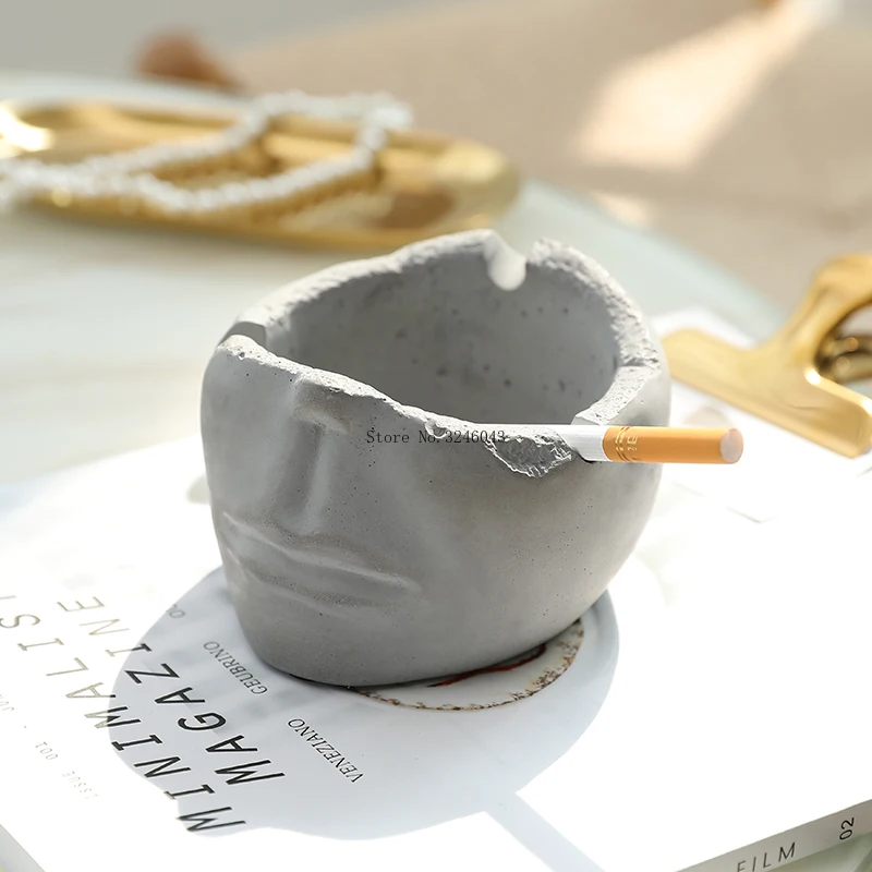 Пепельница в виде черепа 1 шт. скандинавский стиль креативная пепельница для дома