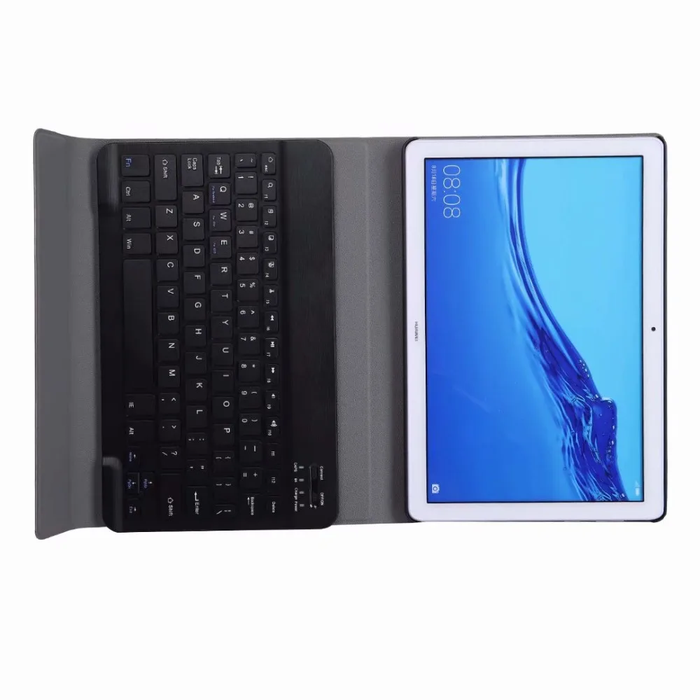 Чехол с Bluetooth клавиатурой для Huawei Mediapad T3 9 6 T5 C5 10 1 M5 M6 8 MatePad 4|Чехлы планшетов и