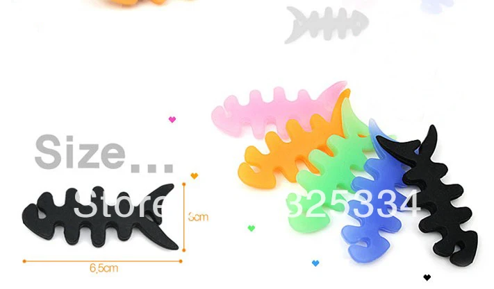 Оптовая продажа 6000 шт. силиконовые намотки для наушников шнура держатель кабеля