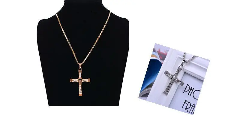 Оптовая 2017 Дешевые Горячий Продавать Золото Посеребренная Имитация Jewel Крест