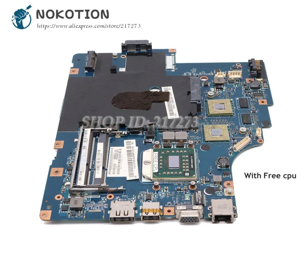 NOKOTION для lenovo G565 Z565 Материнская плата ноутбука NAWE6 LA-5754P Socket S1 DDR3 HD5340 GPU основная плата