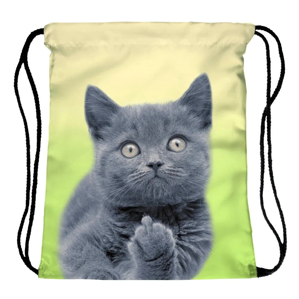 Рюкзак ZHBSLWT Женский на шнурке модный ранец с объемным принтом Галактики космоса