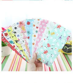 Riancy 20 шт./лот милый мультфильм Kawaii Бумага Красочные конверт для подарка младенца Корейская канцтовары оптом 03209