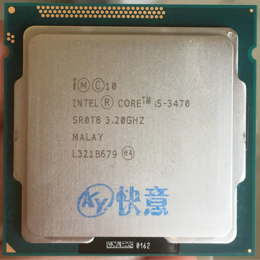 

Процессор lntel Core I5 3470 i5-3470 3,2 ГГц четырехъядерный LGA 1155 L3 Cache 6 Мб рабочий процессор для настольного компьютера