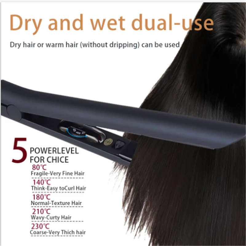 

Portable hair straight plate plate tassel hair straightener electric hair curler hair styling tool
